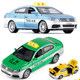 Jiaye car model 1 32 alloy taxi taxi sound and light door opening return car toy car model