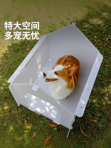 Уличная собачья будка, водонепроницаемая, непромокаемая, солнцезащитная и морозостойкая, собачья будка среднего размера, будка для собак на открытом воздухе, сельский сарай для собак