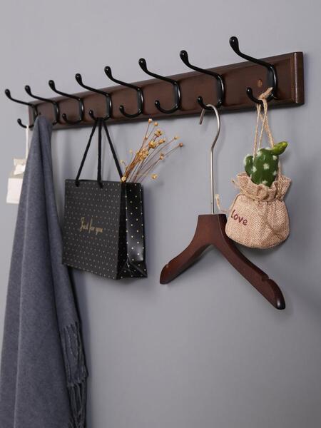 墙上挂衣架壁挂卧室挂衣钩玄关客厅门后衣服挂架墙壁挂钩卧室衣架