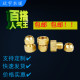 All copper 2 minutes 4 minutes inner wire flaring direct copper pipe flare lock cap air conditioning refrigeration pressure gauge conversion copper connector