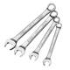 Germany imported matt dual-purpose open-end wrench set No. 10 hardware tools complete double-headed plum blossom dull board 13