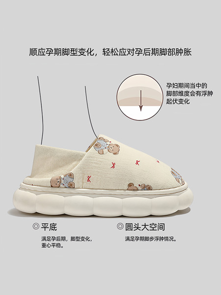 孕妇月子鞋十月份春夏季薄款秋包跟软底防滑产妇产后厚底拖鞋四季 — 3