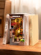 Rolife Ruolai Lou Sakura Town Bookstore Secret Realm Handmade Bookstop Stand Plug Model Diy Holiday Gift Women