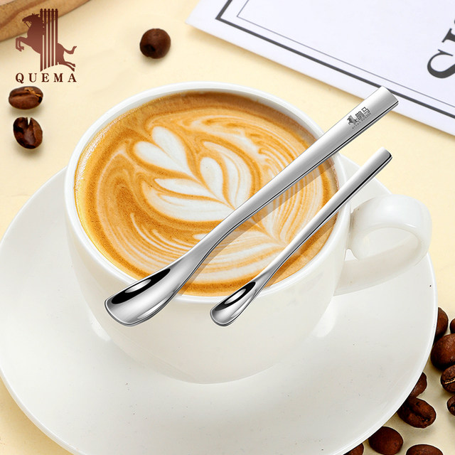 Ins style exquisite stainless steel mini cute coffee spoon 7.5CM6.5 special small