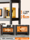 Kitchen slit storage rack household floor-standing multi-layer pot storage rack microwave oven rack movable storage rack