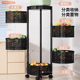 Kitchen multi-function storage rack household floor-standing multi-layer snack cart fruit and vegetable basket storage rack