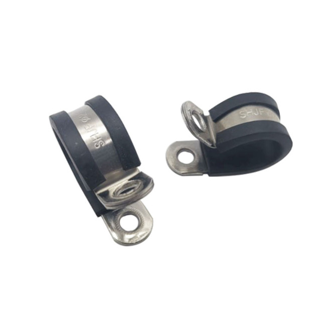 304 stainless steel adhesive strips adhesive strip clamp R type clamp fixing clamp cable clamp clamp hose double rivet