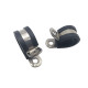 304 stainless steel adhesive strips adhesive strip clamp R type clamp fixing clamp cable clamp clamp hose double rivet