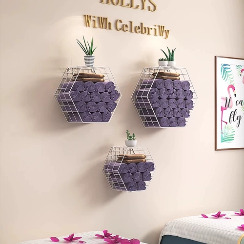 Стеллаж для хранения в парикмахерской, вешалка для полотенец для парикмахерской, специальная стеллаж для хранения в настенном шкафу для парикмахерской, настенный без дырокола