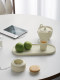Yijitang INS cream tray ceramic high-end fruit tray aromatherapy jewelry teacup storage tray simple decoration