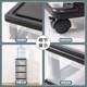 Transparent household floor-standing combination drawer cabinet movable wheeled plastic drawer finishing box storage box