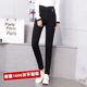 2024 new wool pants knee pads plus velvet thickened winter high-waisted slimming leggings for women wearing cotton pants and feet pants