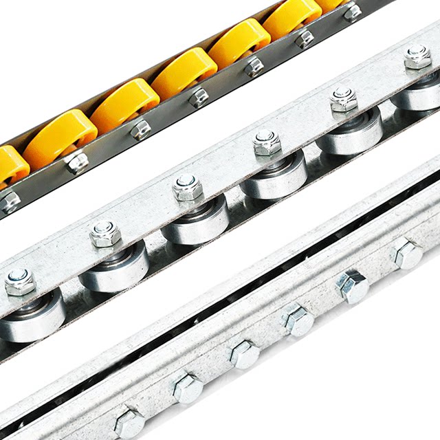 Heavy Duty Steel Plate Metal Fluid Strip Galvanized Steel ABS Fulai Roller Rail Roller Stainless Steel Rail Puller