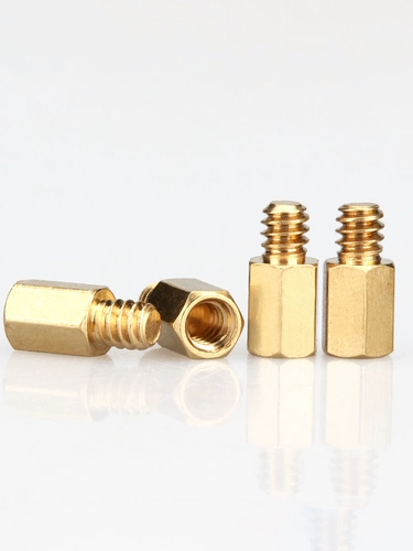 Одно -роскошный шестиугольный медный столб M3 Материнская пайлька компьютера медная стойка H59 Pure медная нить не ржавая, не шелковая без шелковая доставка.