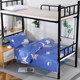 Pure cotton single wall three-piece set simple student dormitory y wall top and bottom lay cotton single quilt cover pillow