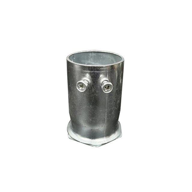 Galvanized metal wire pipe joint box joint cup comb inner wire thickened lengthened welded pipe steel pipe joint sleeveless wire lock mother