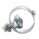 Factory direct sales thickened lantern clamp hanging card clamp hose hanging hose hanging code galvanized pipe clamp clamp screw rod processing custom