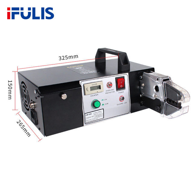 EM-6B2 electric terminal crimping machine wire terminal machine foot pedal multi-jaw fixing tool end crimping machine