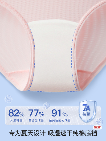 likeuu【冰丝】儿童内裤小女孩夏薄发育期凉感三角平角短裤男a类 — 4