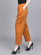 2025 summer new linen elastic waist trousers for women nine-point cotton linen small retro versatile radish casual pants