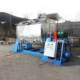 Horizontal flip discharge real stone paint mixer Coating mortar double screw mixer Stainless steel mixer