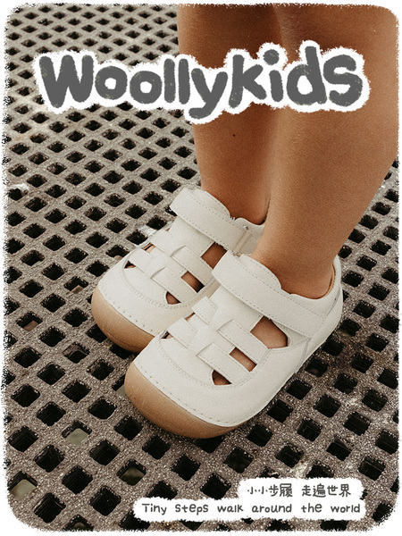 woollykids小羊沃利澳洲迷你科里真皮凉鞋婴幼儿魔术贴软底学步鞋 — 2