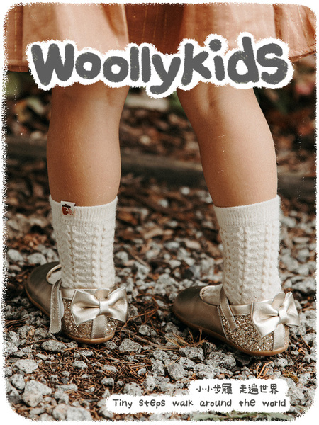 woollykids小羊沃利澳洲真皮女宝阿瑞娅公主学步鞋女童防滑小皮鞋 — 2
