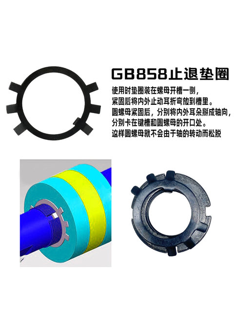 非标牙具1/1.5/2牙具元螺母止退螺母锁紧螺母GB812圆螺母