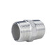304 stainless steel hexagonal outer wire joint 316 external thread direct head external teeth inner joint thread pair 4 minutes 6 minutes