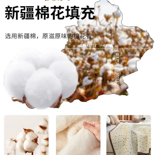双面全棉床盖单件加厚榻榻米夹棉绗缝床单被罩四件套单人防滑炕盖