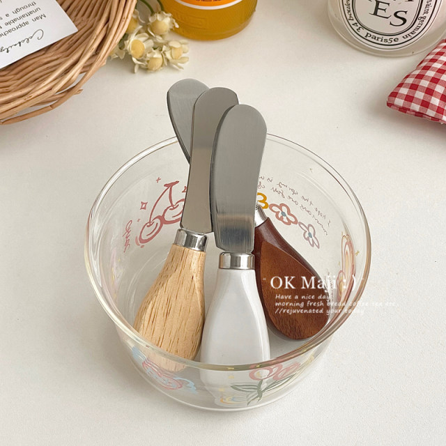 Cute little spatula butter knife toast bread sauce knife butter scraper peanut butter jam cheese spread knife