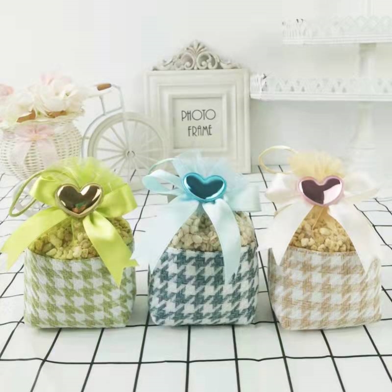 SPECIAL FRAGRANT CORN COB FLOWER WARDROBE SHOE CABINET HOUNDSTOOTH CLOTH DEODORANT DEODORANT MILDEW PURIFICATION AIR LONG-LASTING SACHET BAG