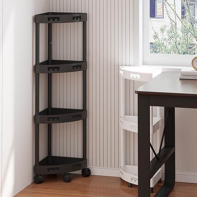 Bathroom storage rack floor-to-ceiling bathroom bathroom storage multi-function corner triangle bracket cosmetic storage rack