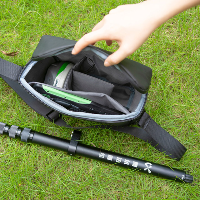 Alpha mapping telescopic centering rod 1.6m portable measurement package large capacity Universal handbook mobile phone bracket