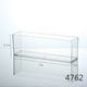 Plastic box box acrylic transparent storage box square rectangular water storage tank tray display box candy container