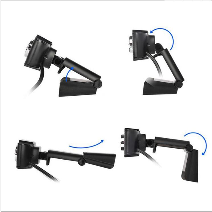 V2 1080P HD 컴퓨터 카메라 라이브 방송 카메라 웹캠 USB 드라이버가 필요없는 국경 간 스팟