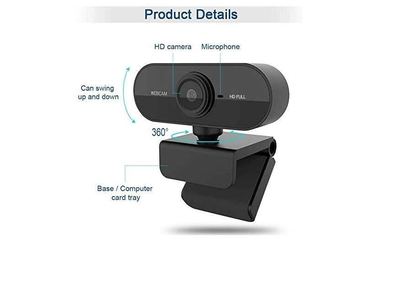 X10USB 외부 카메라 HD[마이크 포함] 컴퓨터 데스크탑 노트북 홈 온라인 코스 대학원 입학 시험 1080P