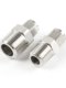 Stainless steel external thread quick screw joint 304 locking mother air pipe fast direct PU hose external thread quick screw