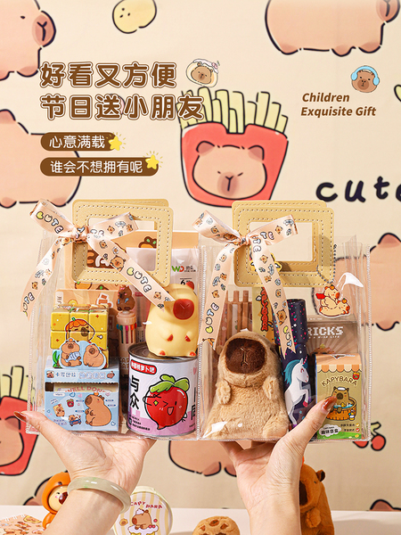 卡皮巴拉文具小礼物儿童生日伴手礼幼儿园奖励送全班毕业季小礼品