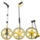 Distance measuring wheel mechanical electronic digital display distance measuring wheel instrument hand push roller car ruler outdoor rolling push ruler engineering measurement ruler