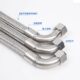 Industrial 304 stainless steel elbow corrugated metal hose 4 minutes 6 minutes 1 inch braided network tube high temperature high pressure pipe