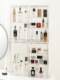 Ins wind desktop storage box high-transparent acrylic multi-function storage rack figurine millet sorting box storage box