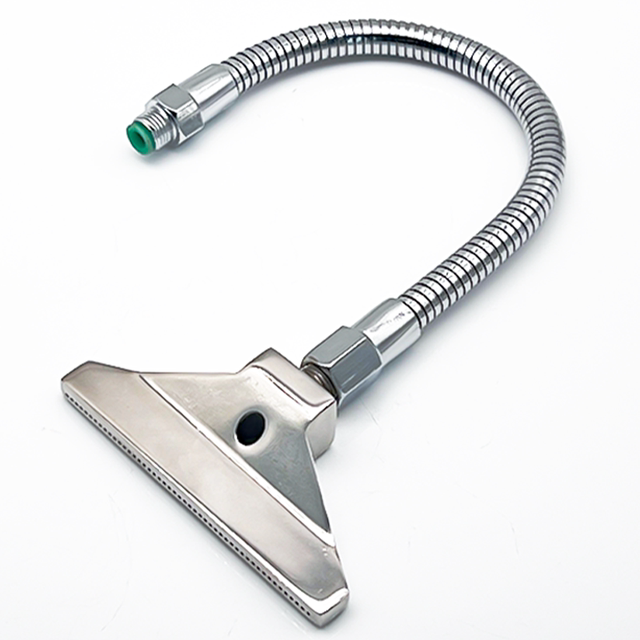Universal metal hose blowing nozzle widened air knife porous blowing flat nozzle machine tool cooling pipe bend fixed pipe