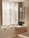 ENF grade bay window cabinet bedroom window side cabinet window sill renovation cabinet desk bookcase integrated storage cabinet can be customized