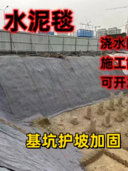 混凝土水泥毯新型浇水固化公路护坡水泥毯水泥毯鱼塘沟渠水泥毯