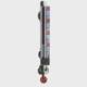 UHZ Magnetic Far Flip Plate Transmission Level Gauge 304 Stainless Steel Boiler Water Level Gauge Oil Level Gauge Magnetic Float Level Gauge