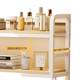 Desktop multi-layer simple bookshelf multi-functional storage shelf on student desk iron hole board can be placed on desktop