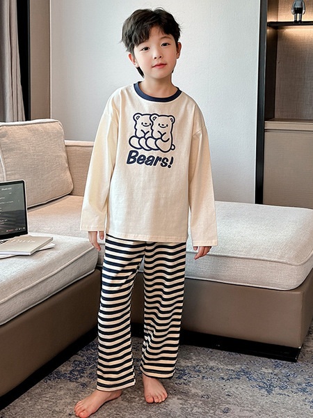 儿童装男童秋装睡衣2026新款春秋款中大童家居服秋季长袖纯棉男孩