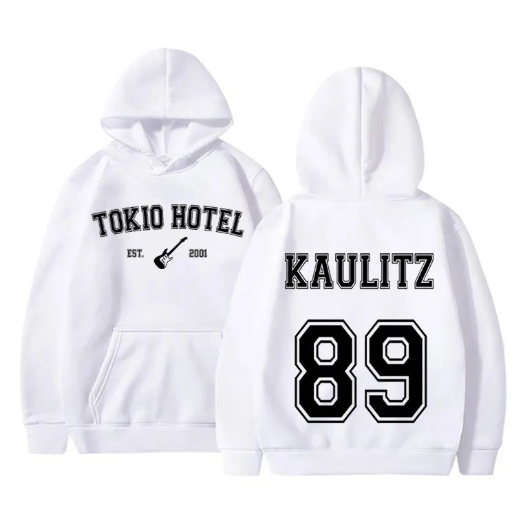 GERMANY ROCK BAND TOKIO HOTEL KAULITZ 89 BACK PRINT HOODIE M