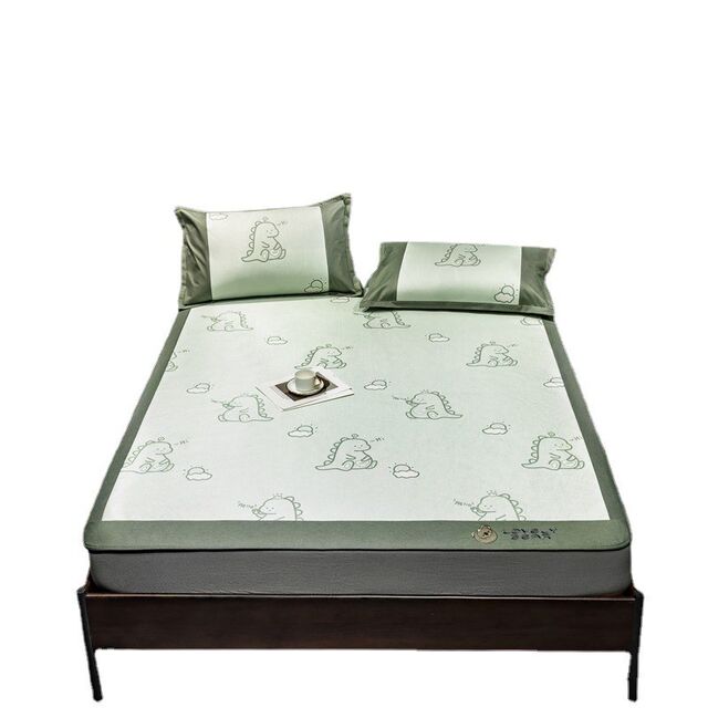 2023 summer embroidered jacquard ice mat bed mat summer full-inclusive sheet N style bed fittings air-conditioning mat foldable